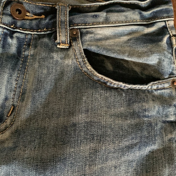 Todayful Japan Vintage Distressed Denim Light Wash Zip 5 Pocket - Picture 8 of 16